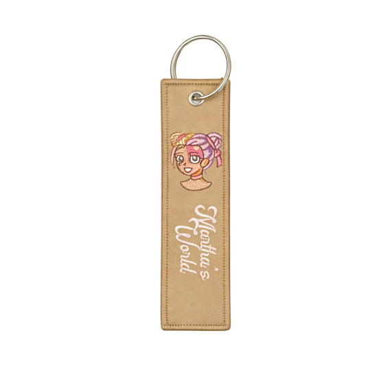 Ruby Keychain Tan