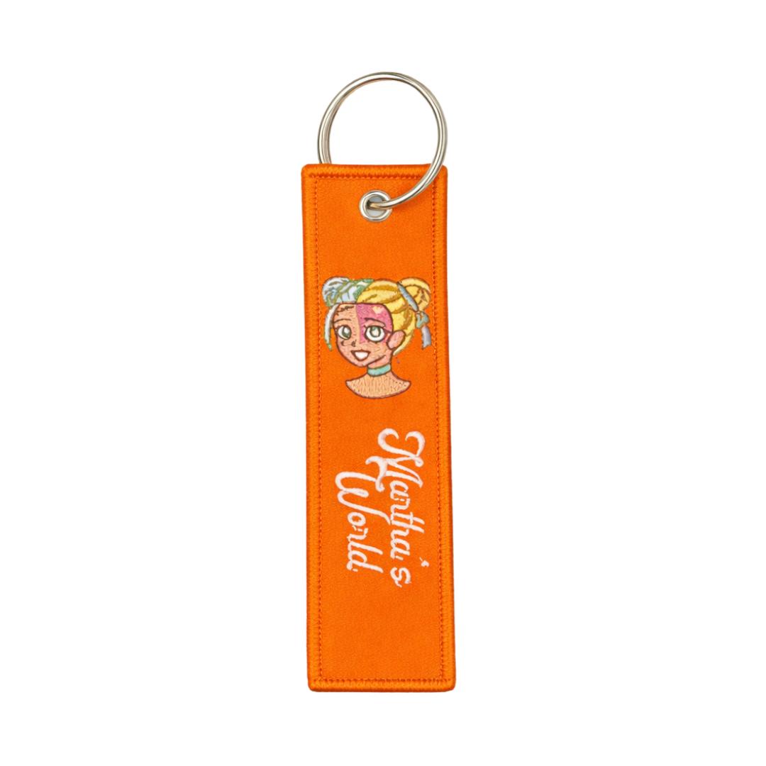 Crystal Keychain Orange