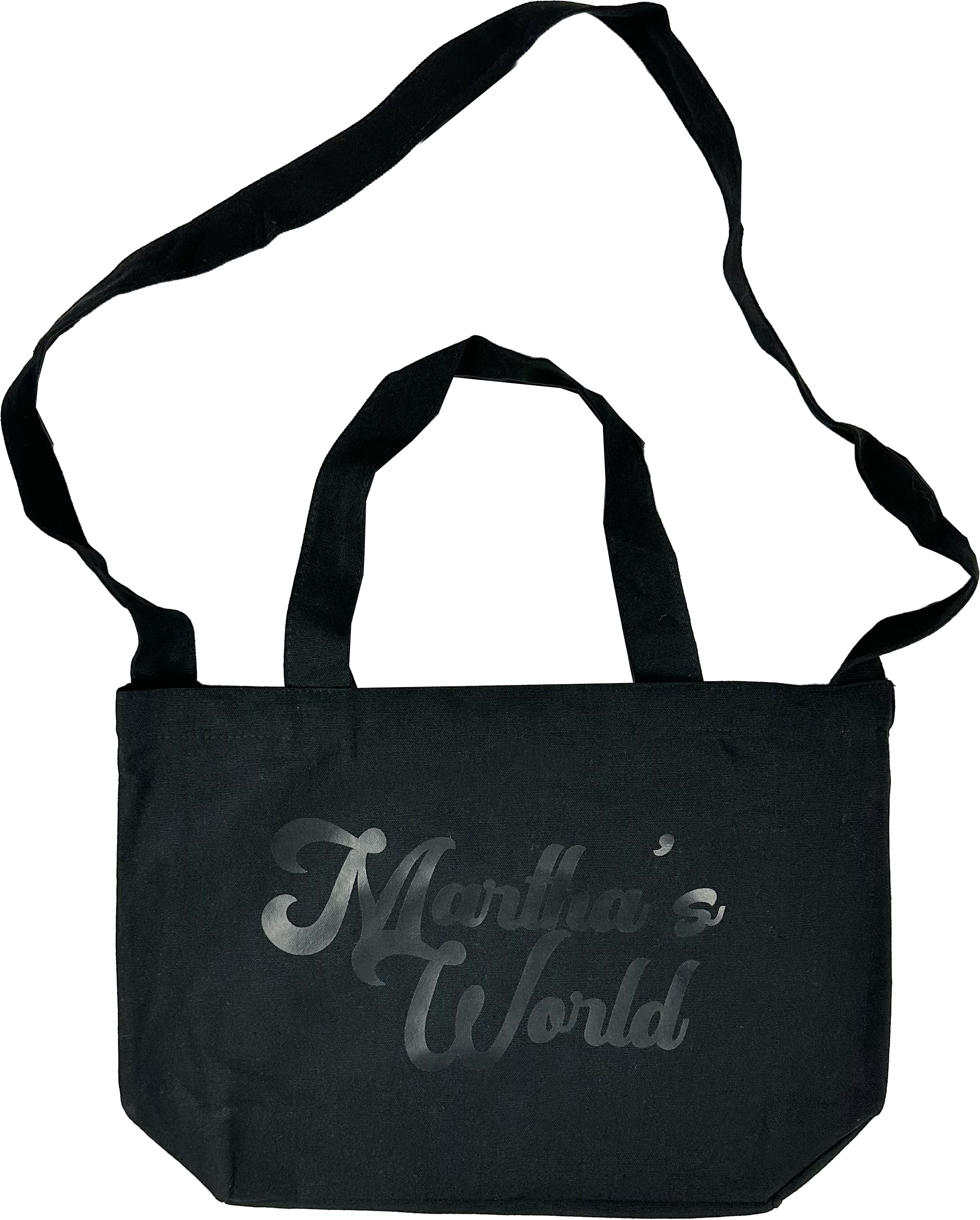 Martha's World: Black / White Logo PVC Bag – Martha's World