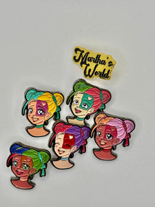 Martha's World pin pack (6)