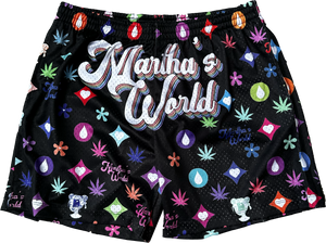 Martha's World: Multi Colored Pattern Shorts